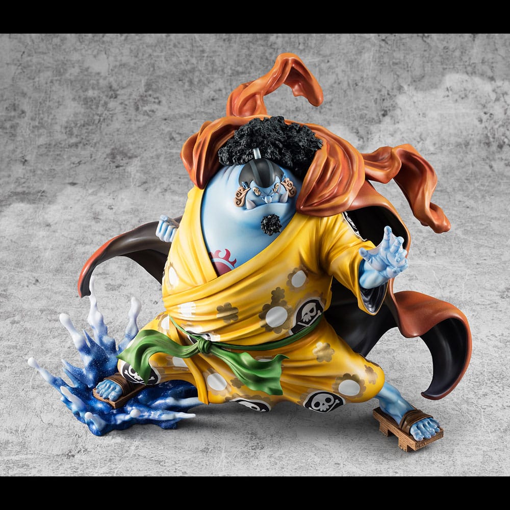 One Piece Portrait Of Pirates SA-MAXIMUM PVC Statue Knight of the Sea Jimbei Limited Reprint 25 cm Prizefiguren Yokina