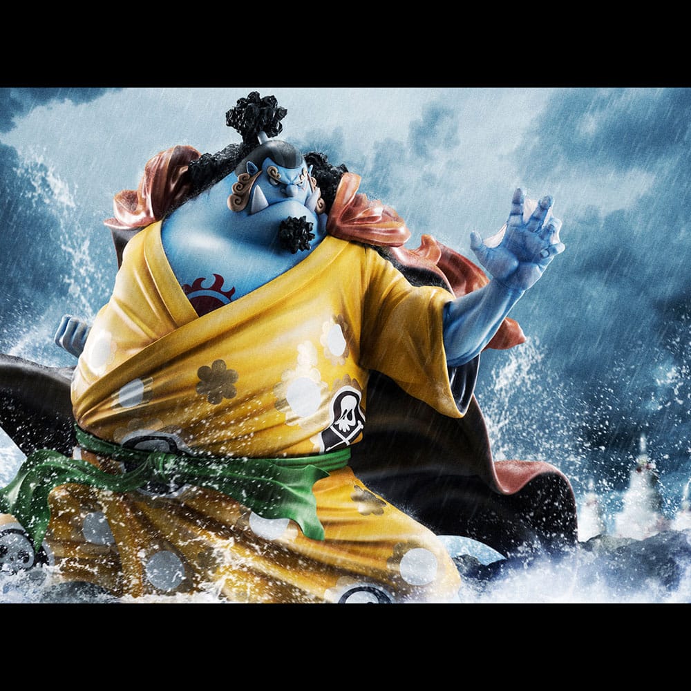 One Piece Portrait Of Pirates SA-MAXIMUM PVC Statue Knight of the Sea Jimbei Limited Reprint 25 cm Prizefiguren Yokina