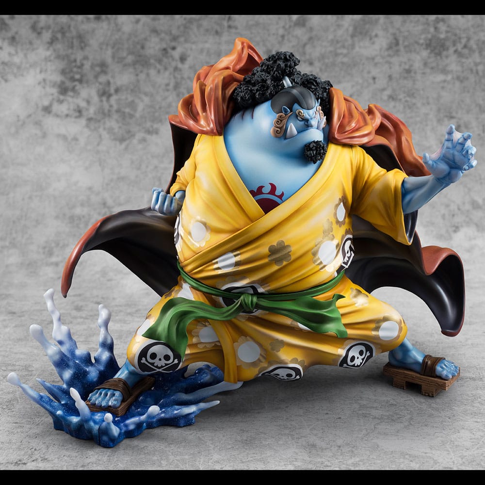 One Piece Portrait Of Pirates SA-MAXIMUM PVC Statue Knight of the Sea Jimbei Limited Reprint 25 cm Prizefiguren Yokina