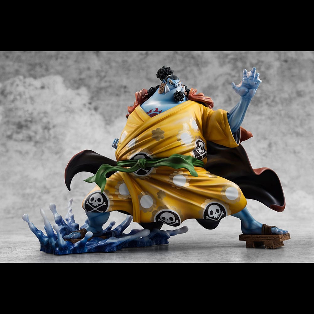 One Piece Portrait Of Pirates SA-MAXIMUM PVC Statue Knight of the Sea Jimbei Limited Reprint 25 cm Prizefiguren Yokina