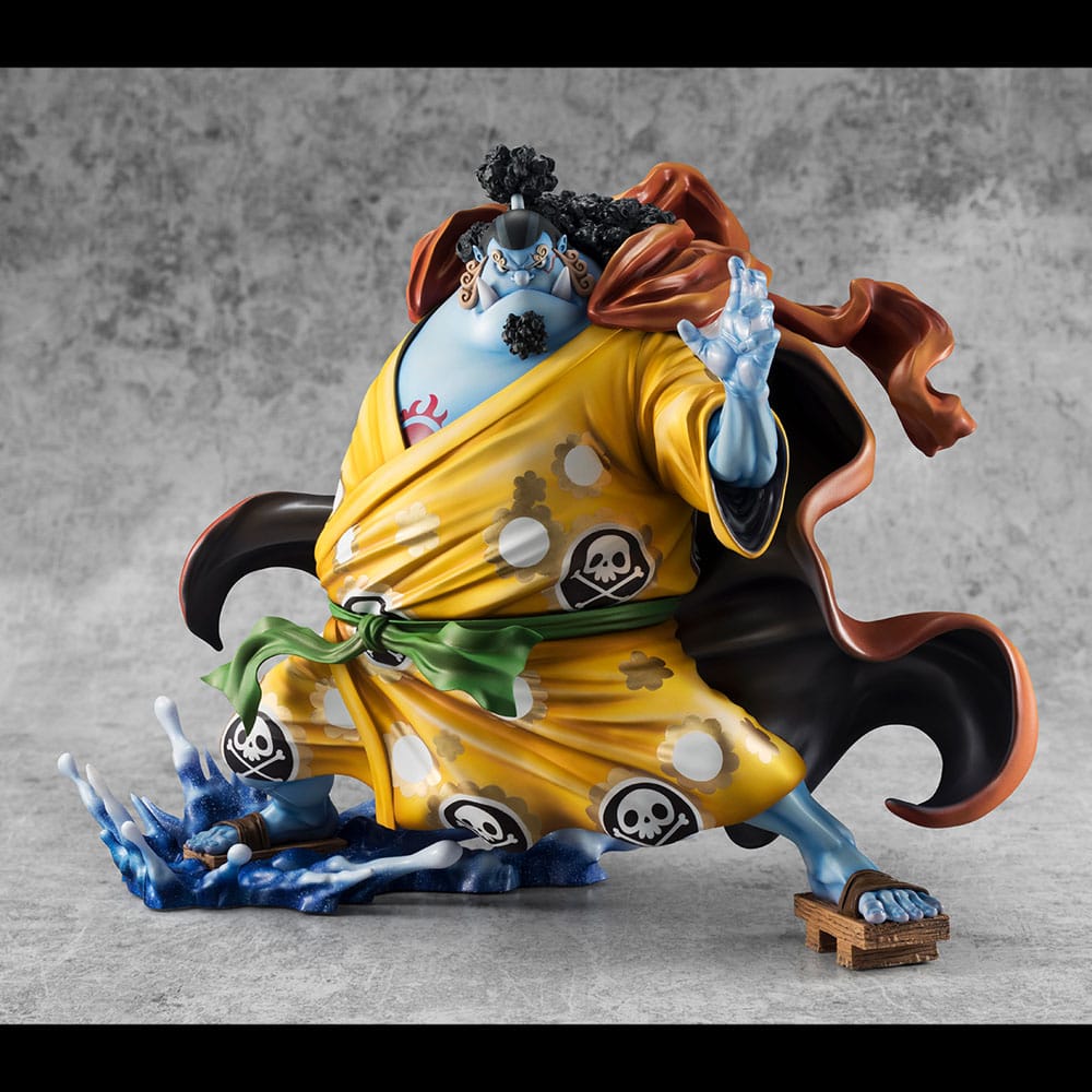 One Piece Portrait Of Pirates SA-MAXIMUM PVC Statue Knight of the Sea Jimbei Limited Reprint 25 cm Prizefiguren Yokina