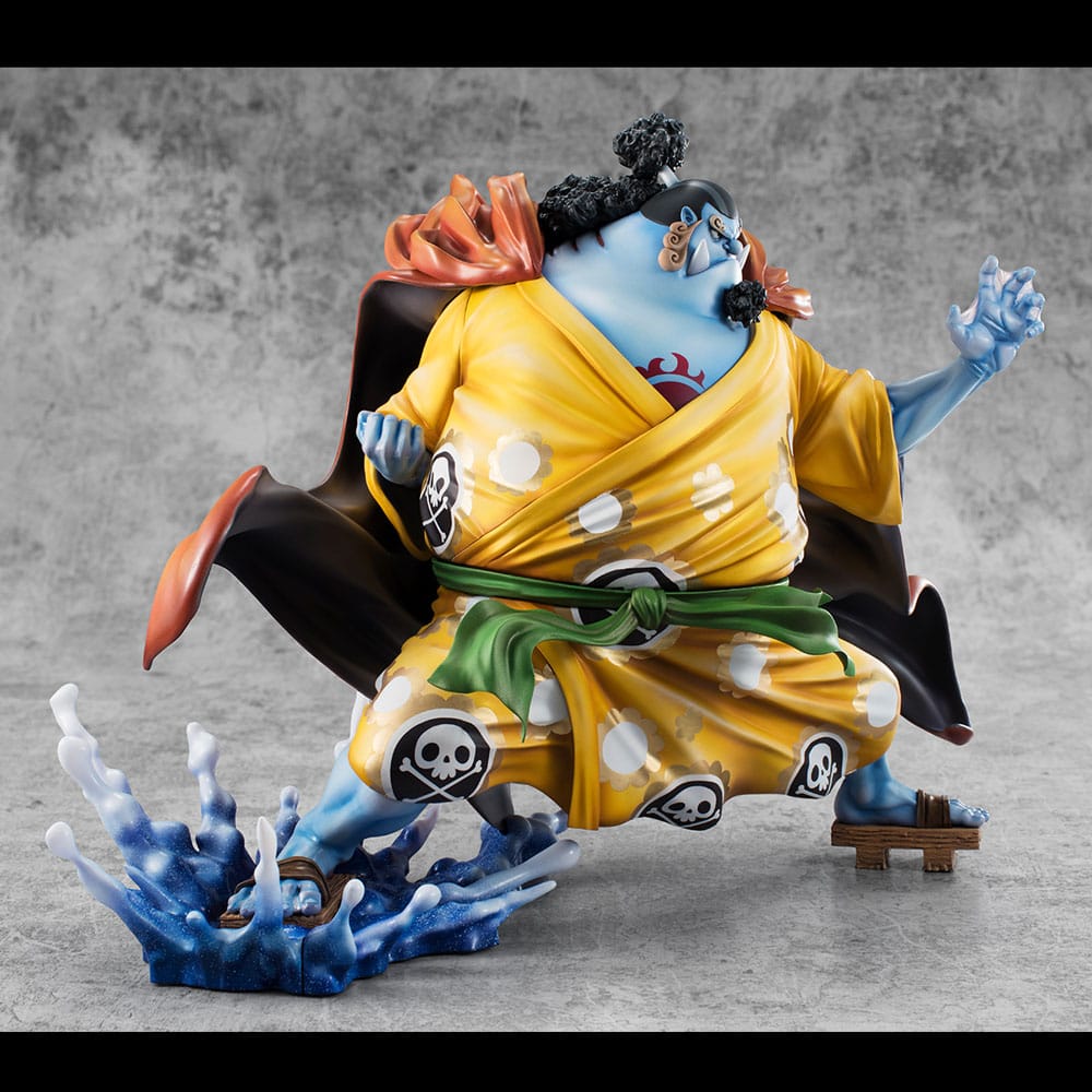 One Piece Portrait Of Pirates SA-MAXIMUM PVC Statue Knight of the Sea Jimbei Limited Reprint 25 cm Prizefiguren Yokina