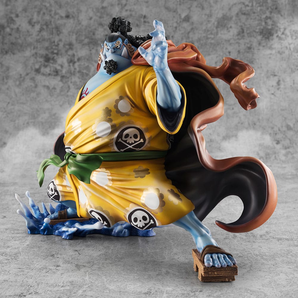 One Piece Portrait Of Pirates SA-MAXIMUM PVC Statue Knight of the Sea Jimbei Limited Reprint 25 cm Prizefiguren Yokina