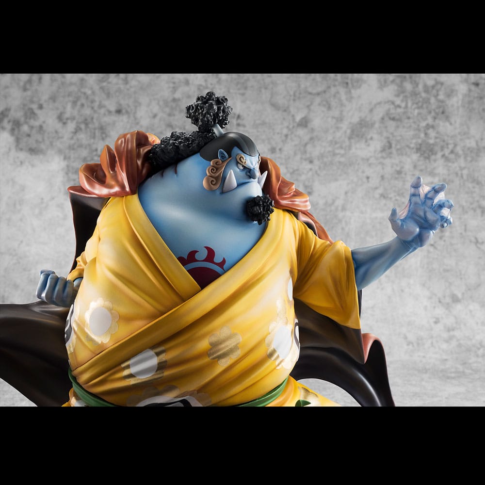 One Piece Portrait Of Pirates SA-MAXIMUM PVC Statue Knight of the Sea Jimbei Limited Reprint 25 cm Prizefiguren Yokina