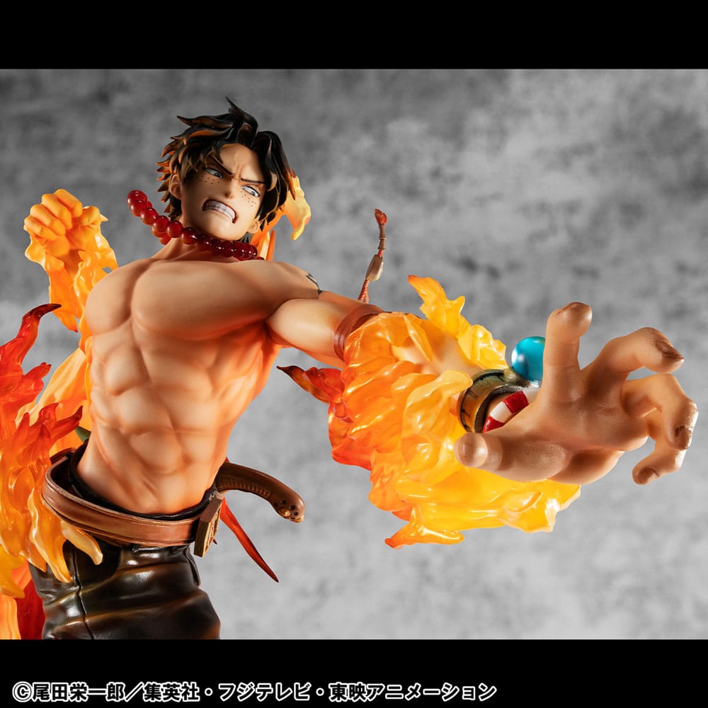 One Piece P.O.P PVC Statue NEO-Maximum Portgas D. Ace 15th Anniversary Super Limited Reprint Ver. 23 cm Prizefiguren Yokina