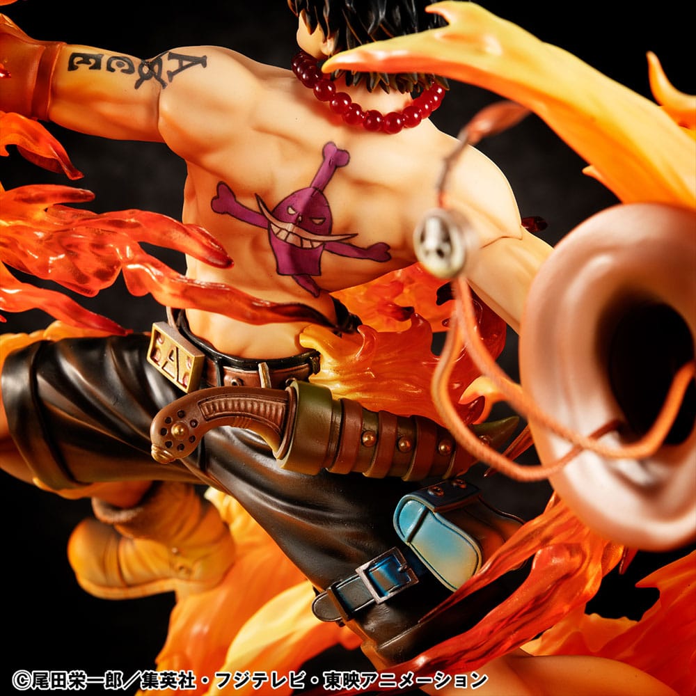 One Piece P.O.P PVC Statue NEO-Maximum Portgas D. Ace 15th Anniversary Super Limited Reprint Ver. 23 cm Prizefiguren Yokina