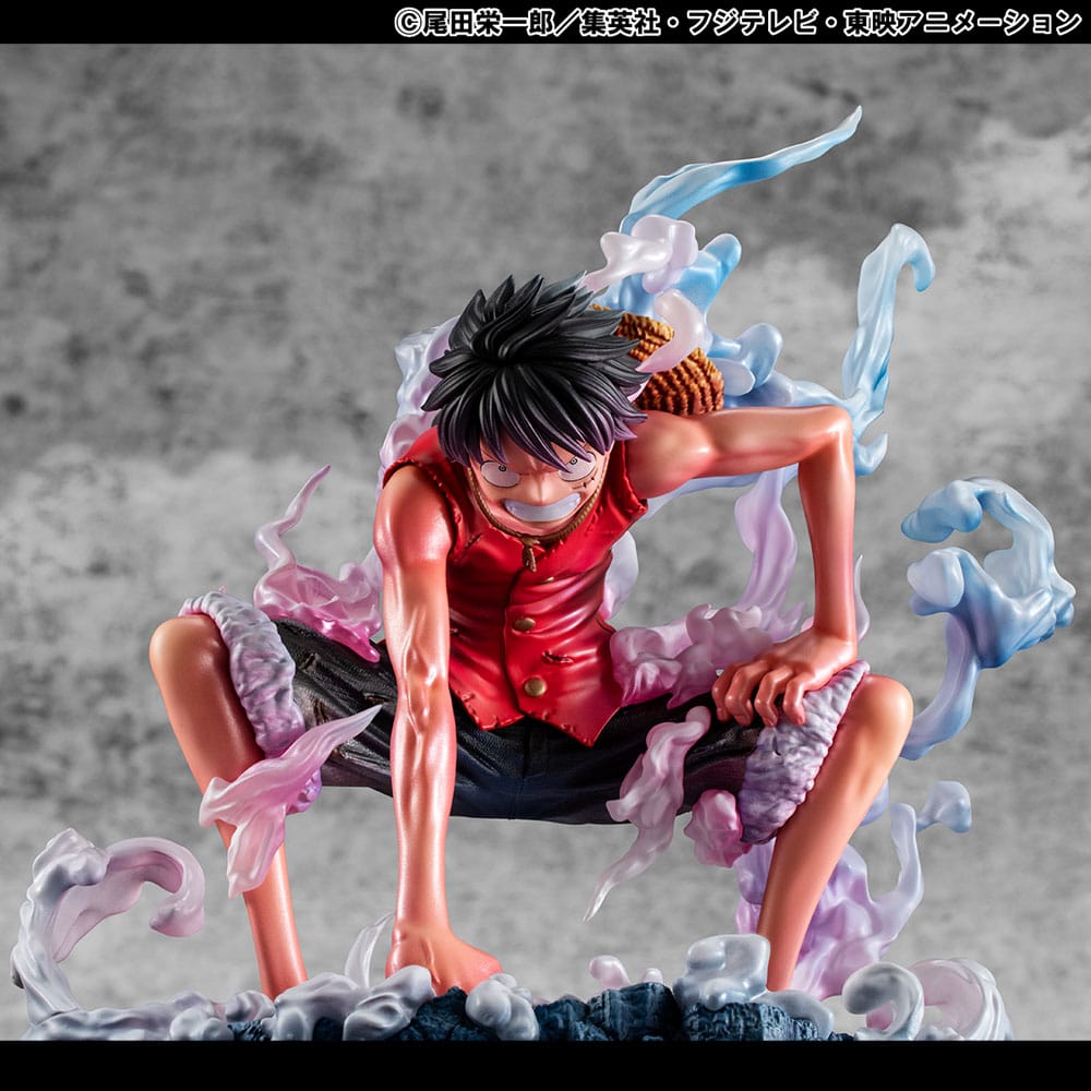 One Piece P.O.P PVC Statue Monkey D. Ruffy Gear 2 Limited Edition 19 cm Prizefiguren Yokina