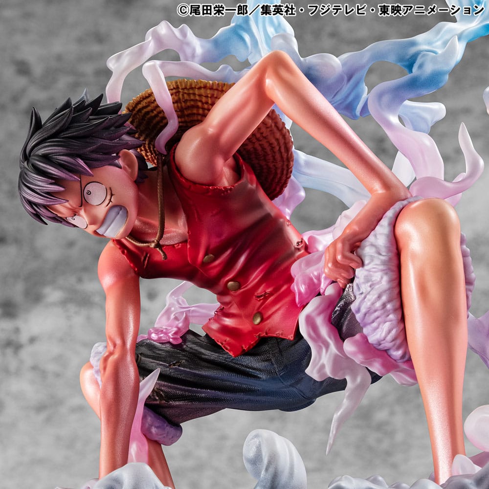 One Piece P.O.P PVC Statue Monkey D. Ruffy Gear 2 Limited Edition 19 cm Prizefiguren Yokina