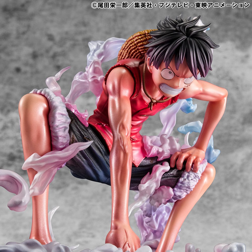 One Piece P.O.P PVC Statue Monkey D. Ruffy Gear 2 Limited Edition 19 cm Prizefiguren Yokina