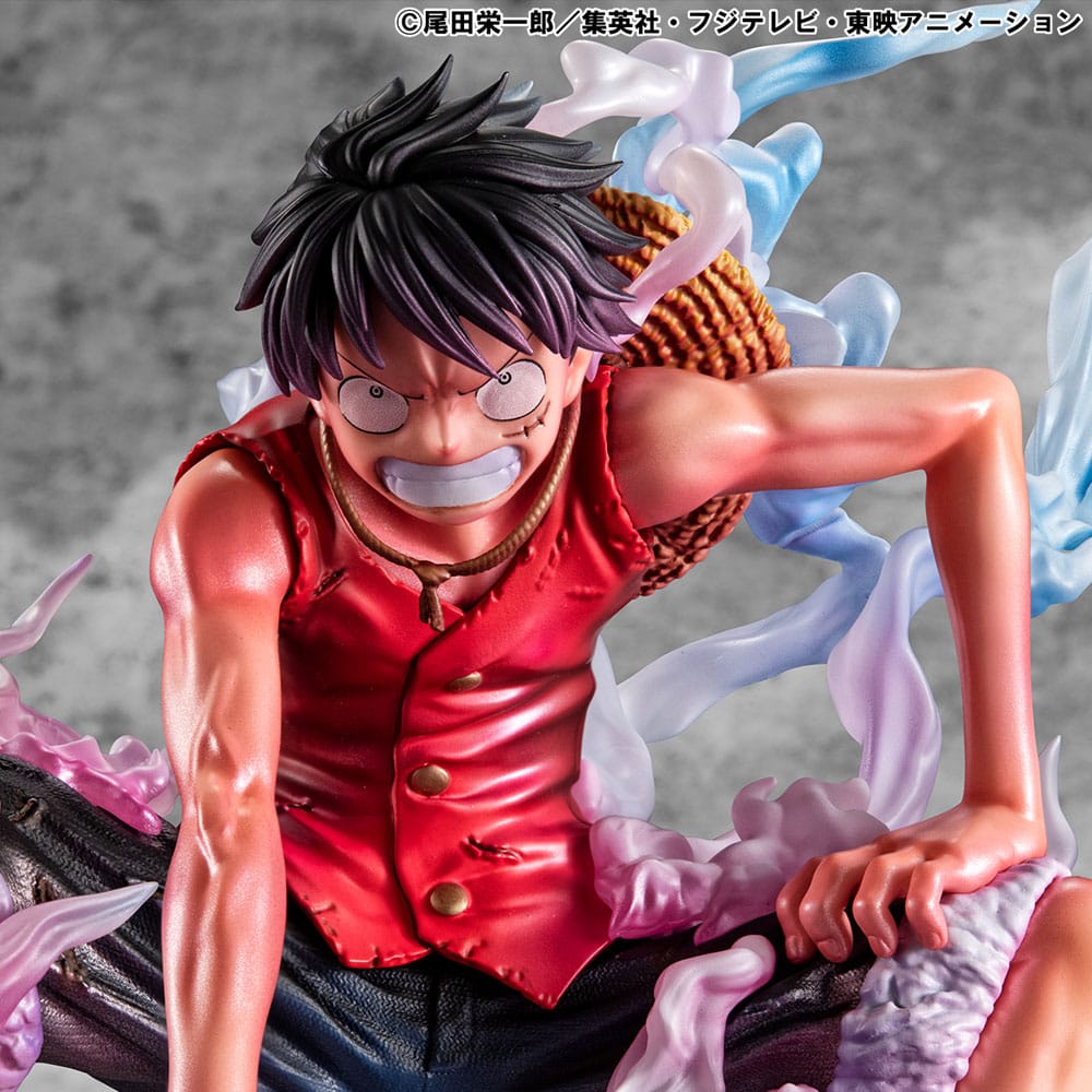 One Piece P.O.P PVC Statue Monkey D. Ruffy Gear 2 Limited Edition 19 cm Prizefiguren Yokina