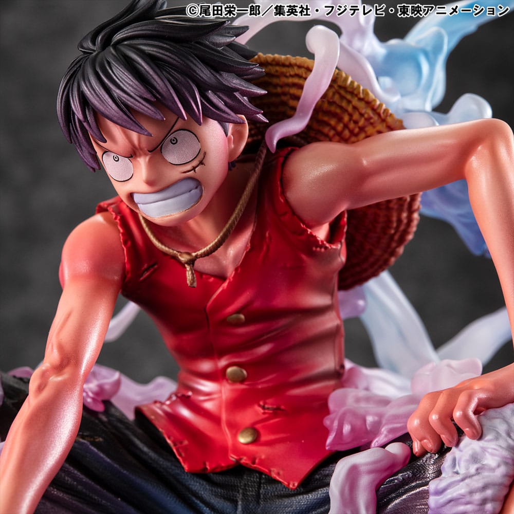 One Piece P.O.P PVC Statue Monkey D. Ruffy Gear 2 Limited Edition 19 cm Prizefiguren Yokina