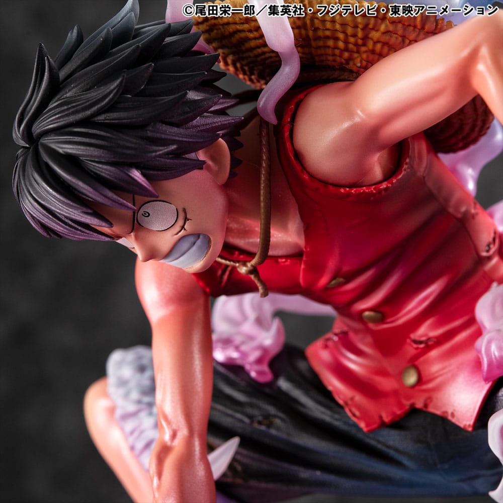One Piece P.O.P PVC Statue Monkey D. Ruffy Gear 2 Limited Edition 19 cm Prizefiguren Yokina