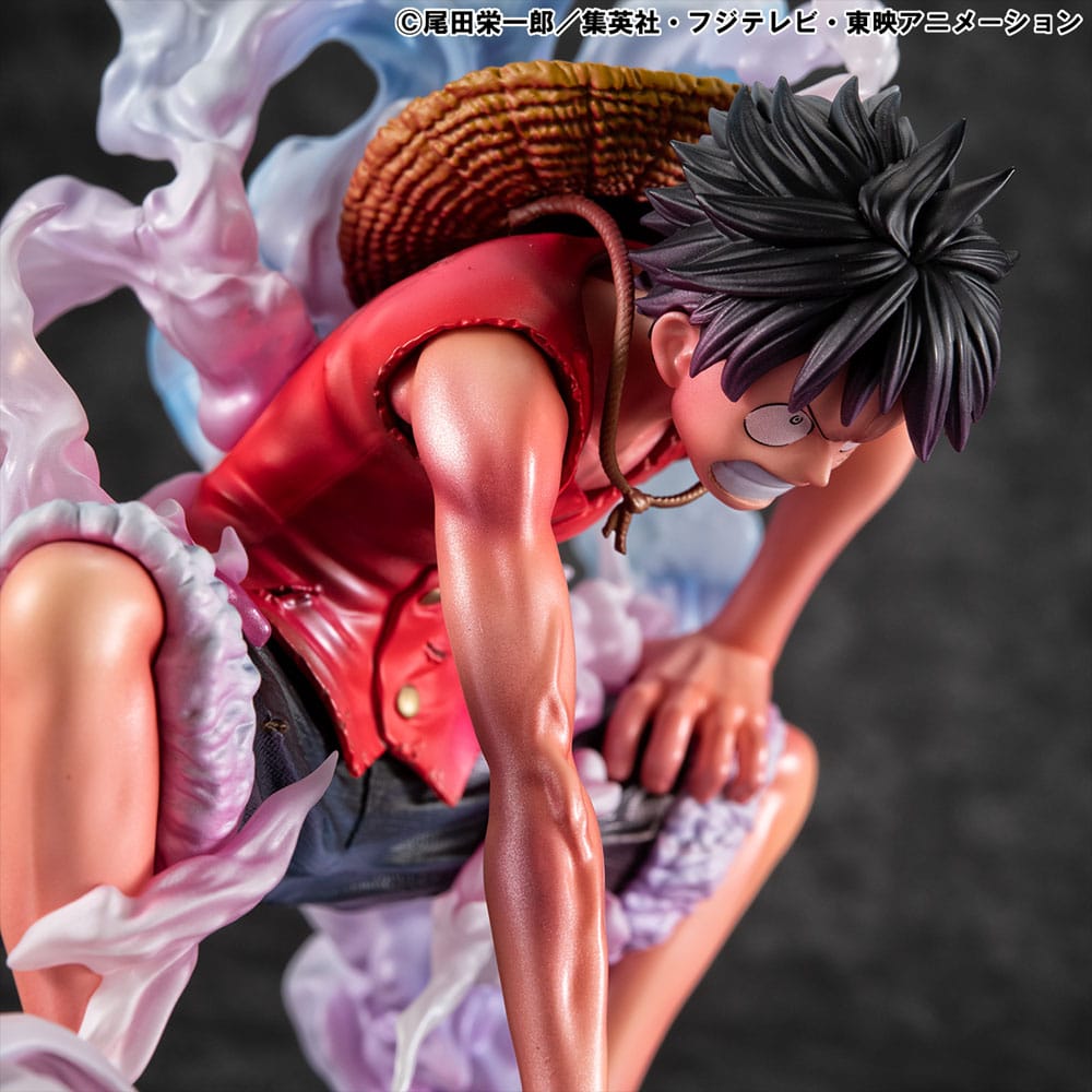One Piece P.O.P PVC Statue Monkey D. Ruffy Gear 2 Limited Edition 19 cm Prizefiguren Yokina
