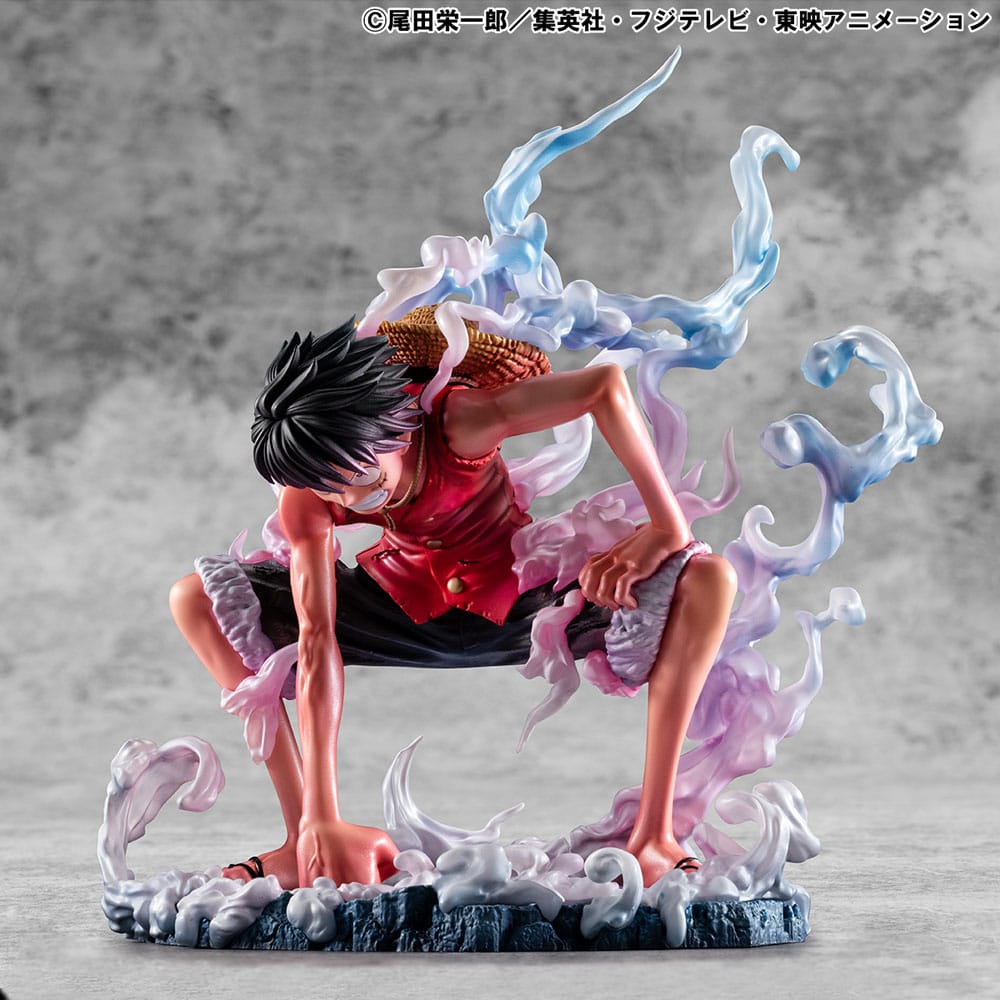 One Piece P.O.P PVC Statue Monkey D. Ruffy Gear 2 Limited Edition 19 cm Prizefiguren Yokina