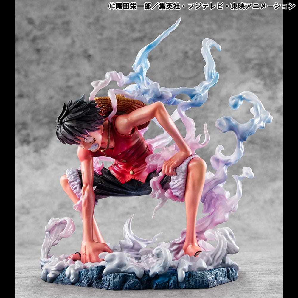 One Piece P.O.P PVC Statue Monkey D. Ruffy Gear 2 Limited Edition 19 cm Prizefiguren Yokina