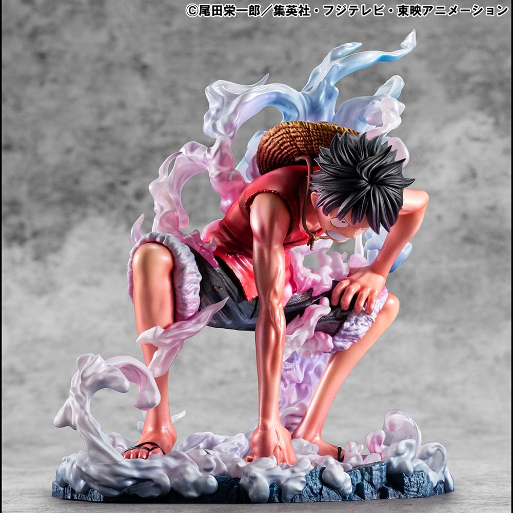 One Piece P.O.P PVC Statue Monkey D. Ruffy Gear 2 Limited Edition 19 cm Prizefiguren Yokina