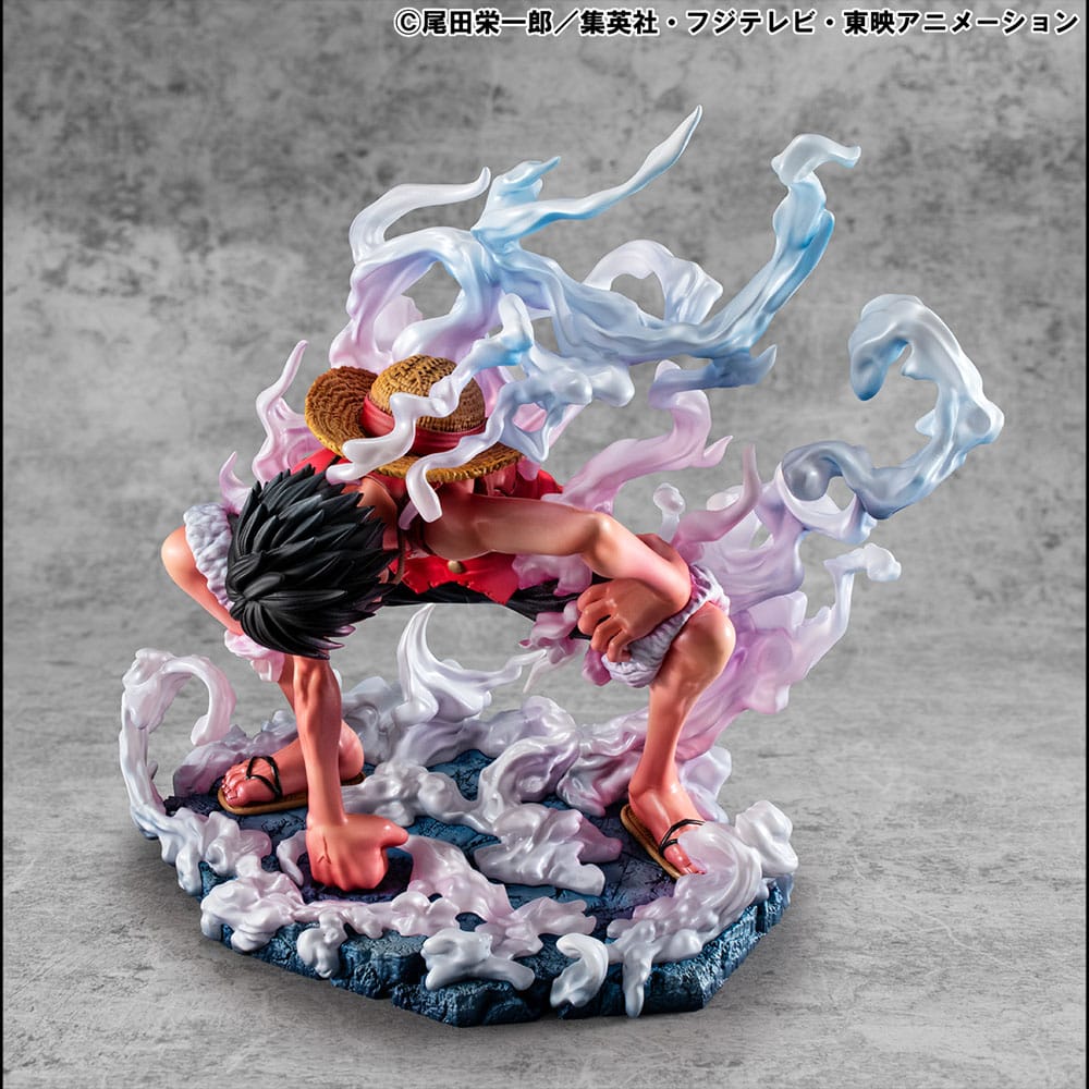 One Piece P.O.P PVC Statue Monkey D. Ruffy Gear 2 Limited Edition 19 cm Prizefiguren Yokina
