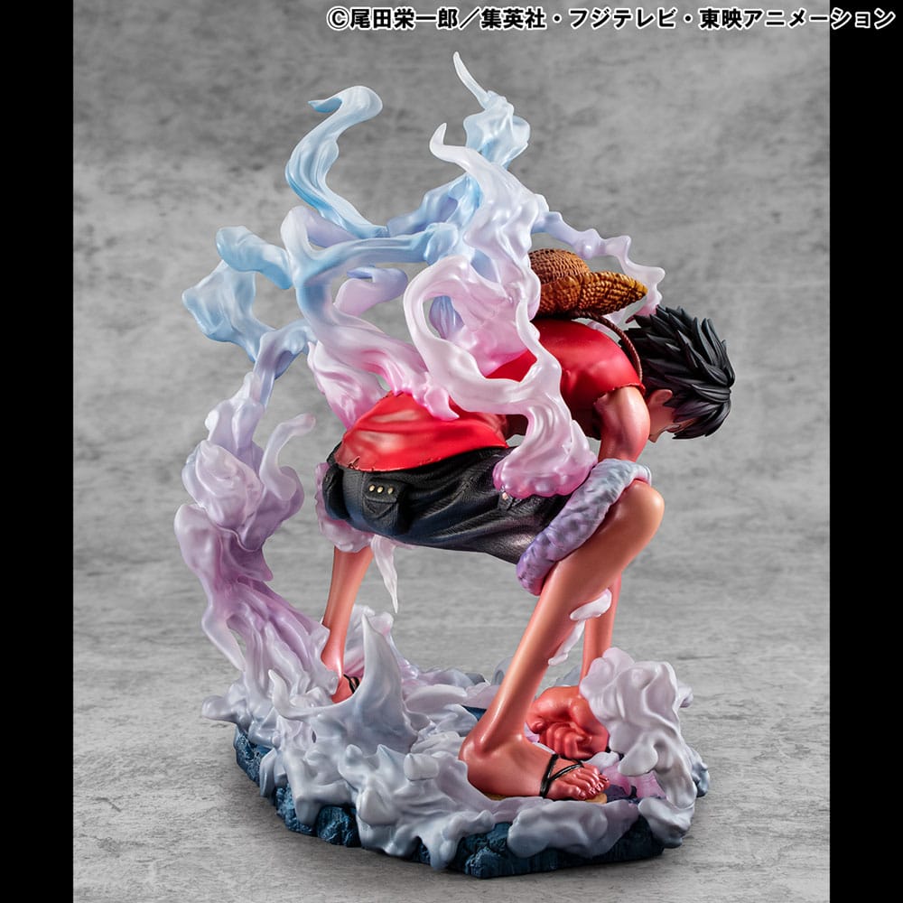 One Piece P.O.P PVC Statue Monkey D. Ruffy Gear 2 Limited Edition 19 cm Prizefiguren Yokina