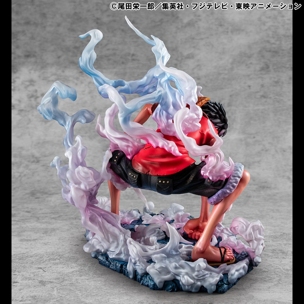 One Piece P.O.P PVC Statue Monkey D. Ruffy Gear 2 Limited Edition 19 cm Prizefiguren Yokina