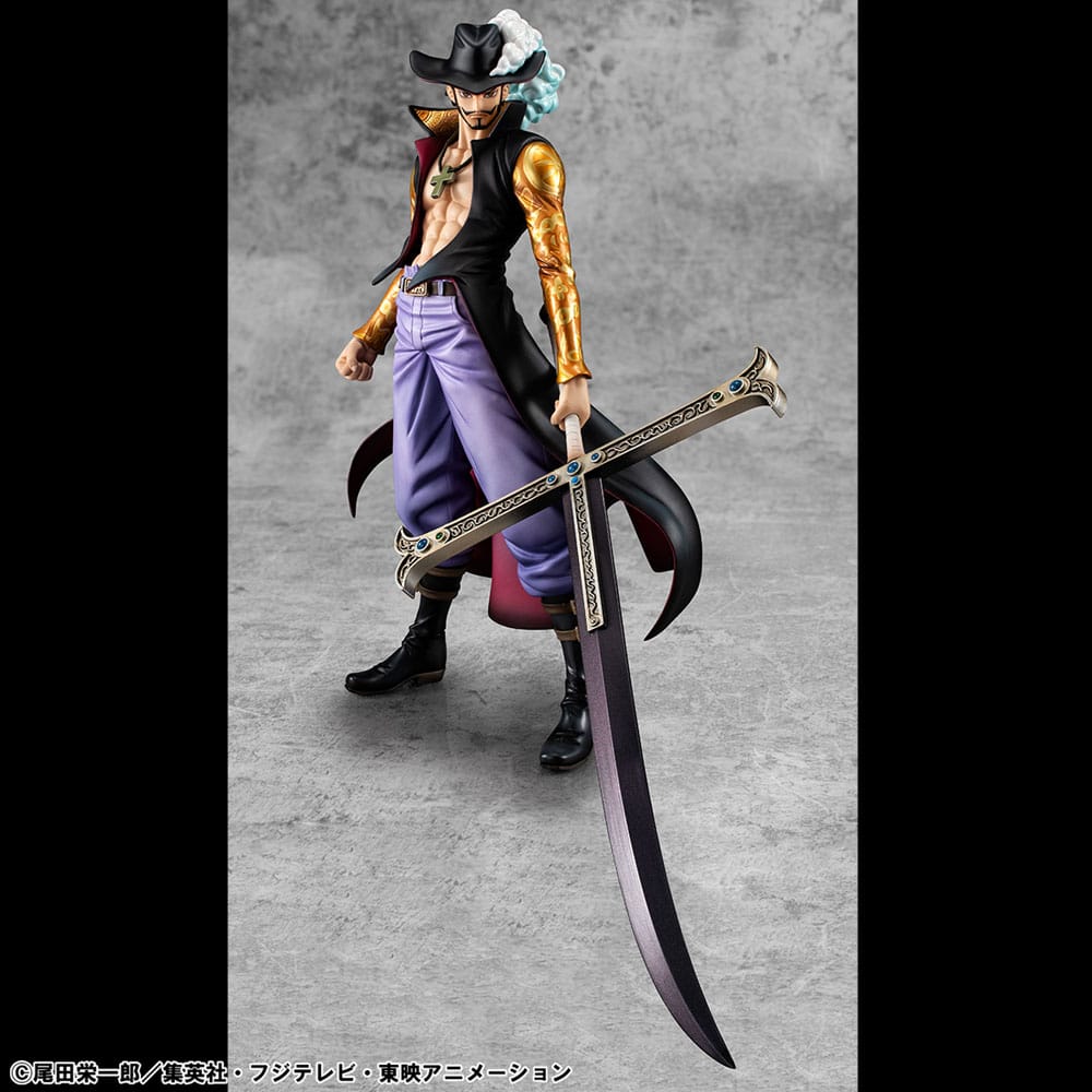 One Piece P.O.P SA-MAXIMUM PVC Statue Hawk Eye Dracule Mihawk Ver. R 29 cm Prizefiguren Yokina