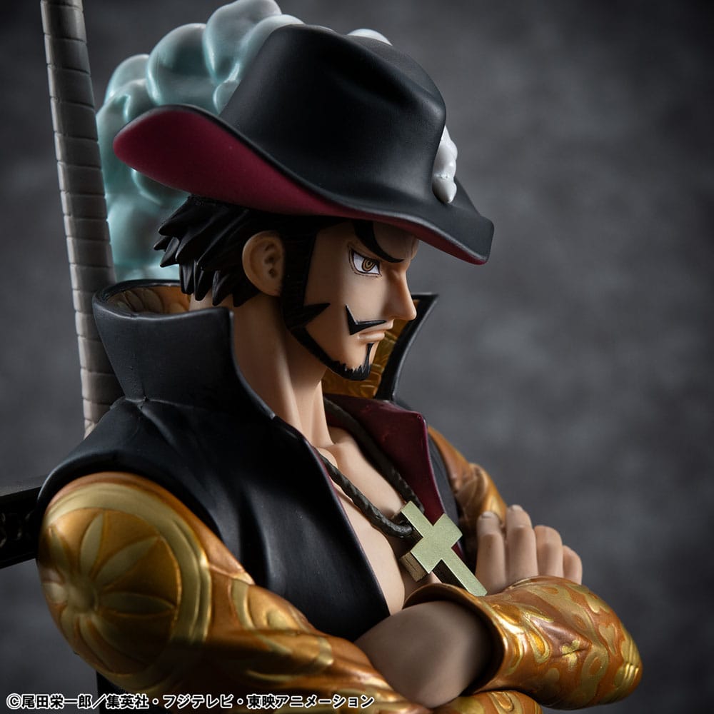 One Piece P.O.P SA-MAXIMUM PVC Statue Hawk Eye Dracule Mihawk Ver. R 29 cm Prizefiguren Yokina