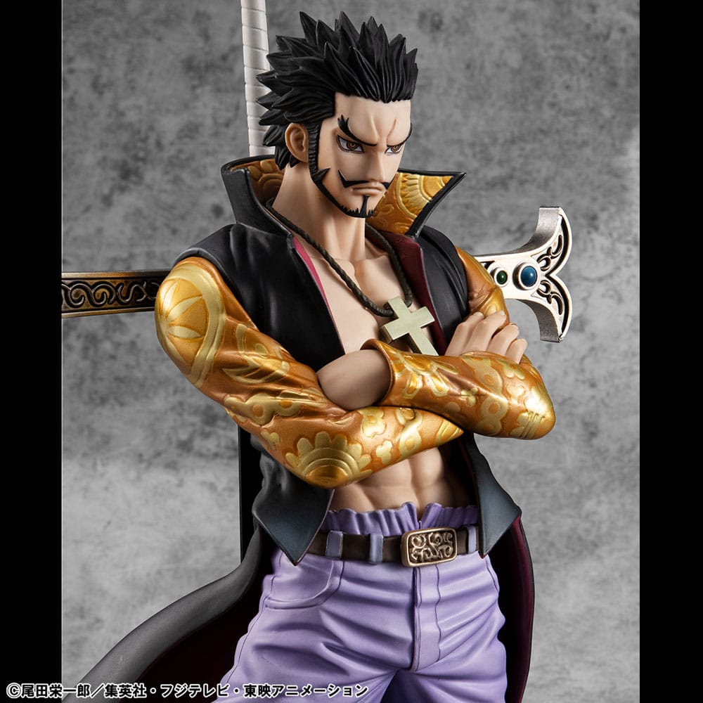 One Piece P.O.P SA-MAXIMUM PVC Statue Hawk Eye Dracule Mihawk Ver. R 29 cm Prizefiguren Yokina