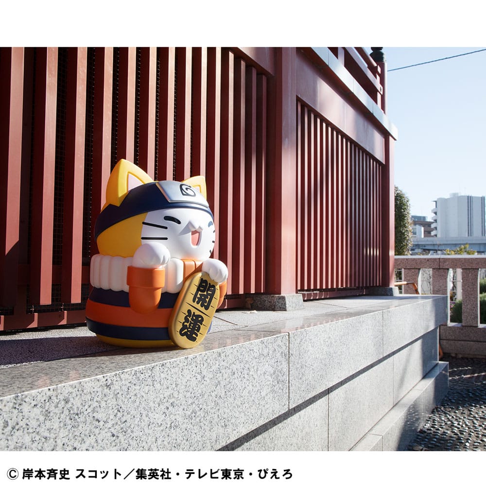 Naruto Shippuden Mega Cat Project Nyanto! The Big Nyaruto Series Sammelfigur Nyaruto Fortune Cats Giant Ver. 34 cm Prizefiguren Yokina