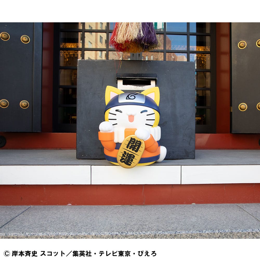 Naruto Shippuden Mega Cat Project Nyanto! The Big Nyaruto Series Sammelfigur Nyaruto Fortune Cats Giant Ver. 34 cm Prizefiguren Yokina