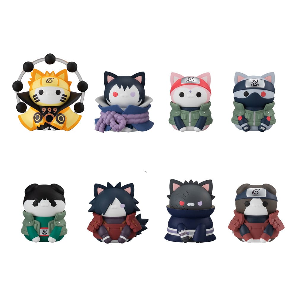 Naruto Shippuden Mega Cat Project Sammelfiguren 3 cm Nyaruto! Last Battle Ver. Blind Box Minifiguren Yokina