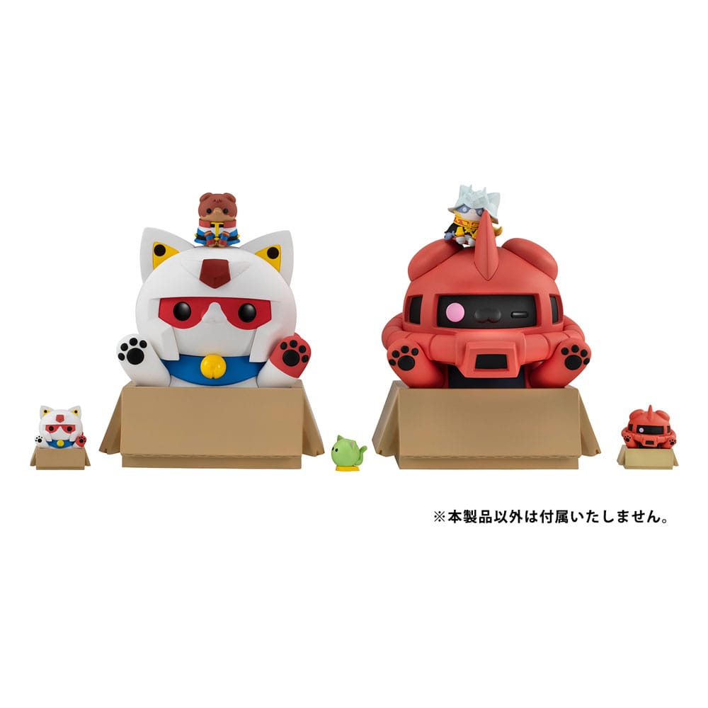 Mobile Suit Gundam Mega Cat Project Nyanto! The Big Nyandam Series Sammelfigur Gundam 13 cm Minifiguren Yokina