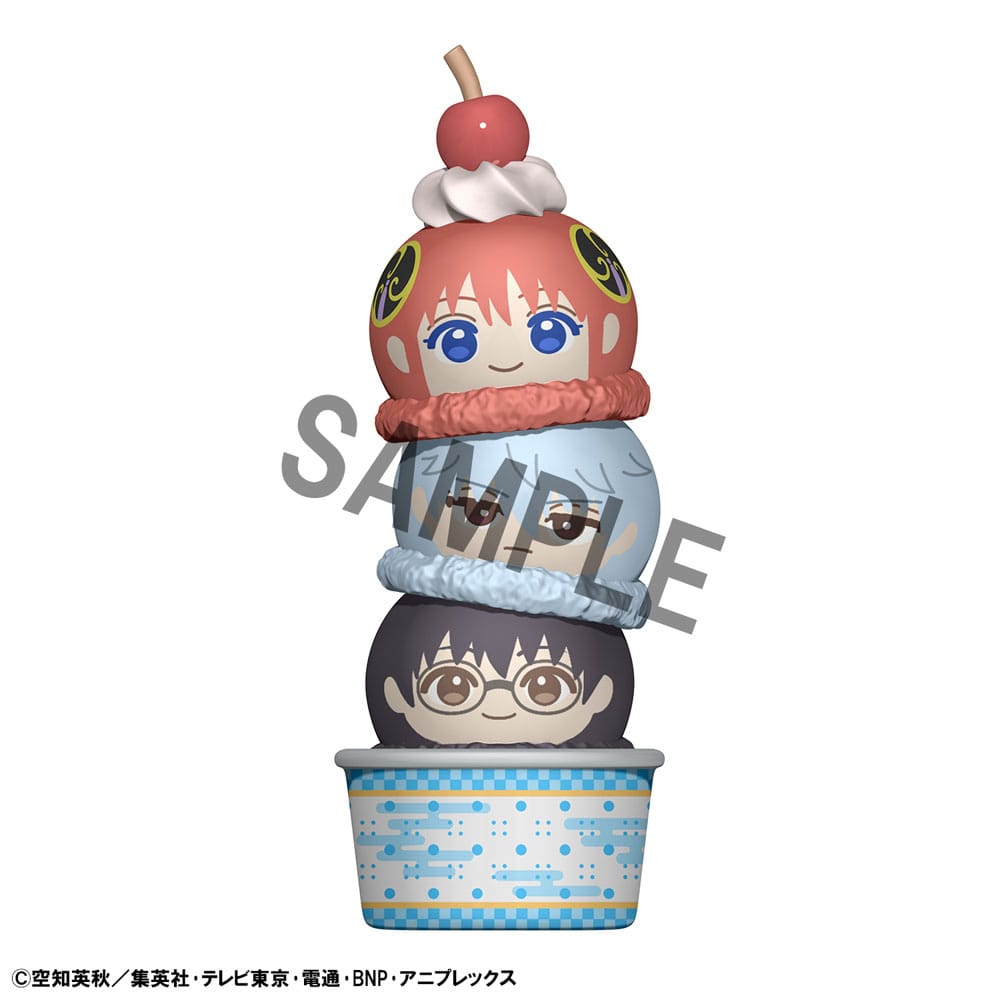 Gintama Tsumichen Stack up & Change Sammelfiguren 8 cm Sortiment (6) Minifiguren Yokina