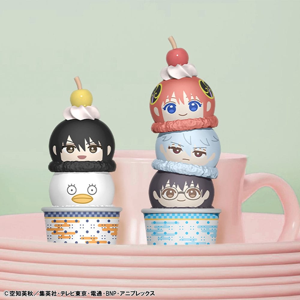 Gintama Tsumichen Stack up & Change Sammelfiguren 8 cm Sortiment (6) Minifiguren Yokina