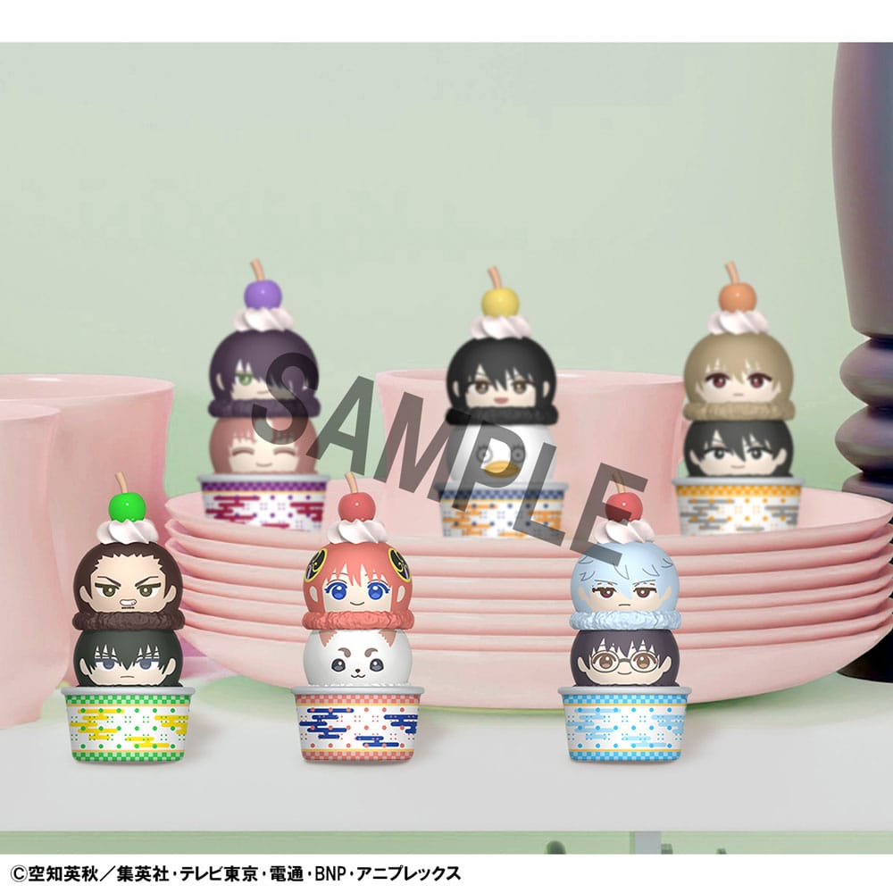 Gintama Tsumichen Stack up & Change Sammelfiguren 8 cm Sortiment (6) Minifiguren Yokina