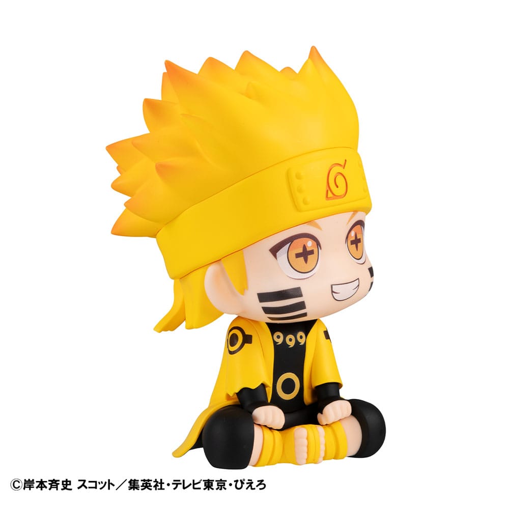 Naruto Shippuden Look Up PVC Statue Naruto Uzumaki Six Paths Sage Mode & Minato Namikaze 11 cm (with gift) Prizefiguren Yokina