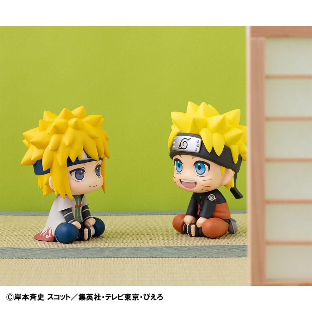 Naruto Shippuden Look Up PVC Statue Naruto Uzumaki Six Paths Sage Mode & Minato Namikaze 11 cm (with gift) Prizefiguren Yokina