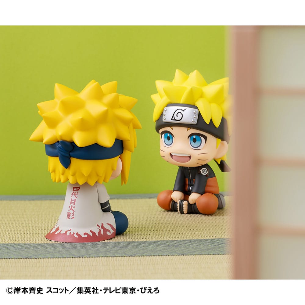 Naruto Shippuden Look Up PVC Statue Naruto Uzumaki Six Paths Sage Mode & Minato Namikaze 11 cm (with gift) Prizefiguren Yokina