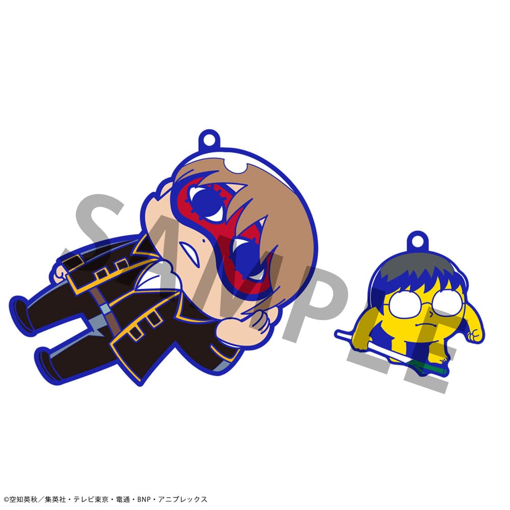 Gintama x Okawabukubu Rubber Mascot Buddycolle Gummi-Anhänger Gintama Oshanti 7 cm Sortiment (8) Schlüsselanhänger Yokina