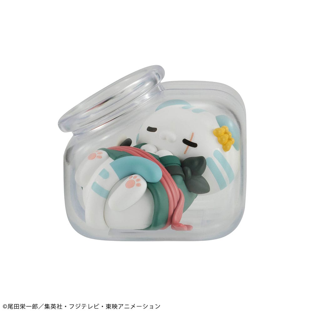 One Piece Mega Cat Project Sammelfiguren Good Night NyanPieceNyan! 3 cm Sortiment (8) Minifiguren Yokina