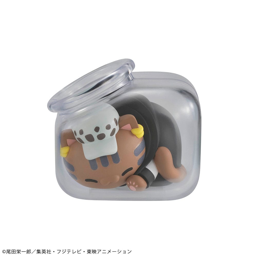 One Piece Mega Cat Project Sammelfiguren Good Night NyanPieceNyan! 3 cm Sortiment (8) Minifiguren Yokina