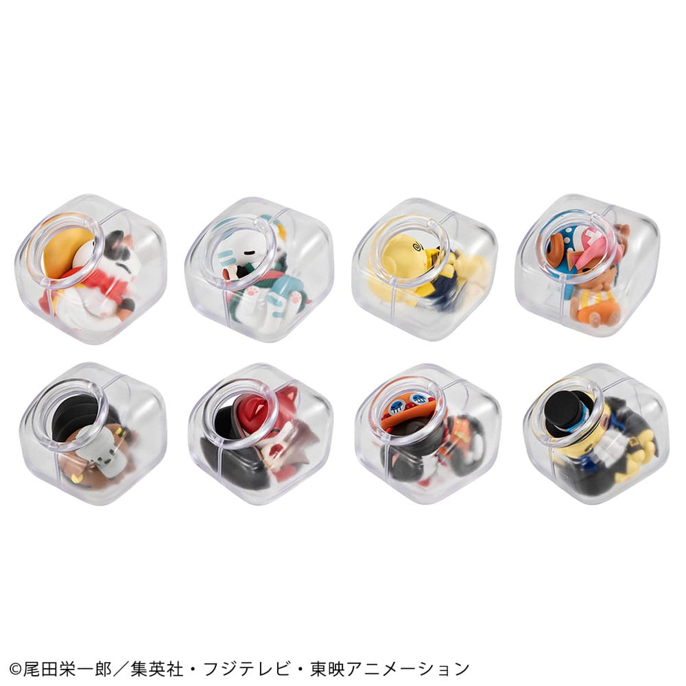One Piece Mega Cat Project Sammelfiguren Good Night NyanPieceNyan! 3 cm Sortiment (8) Minifiguren Yokina