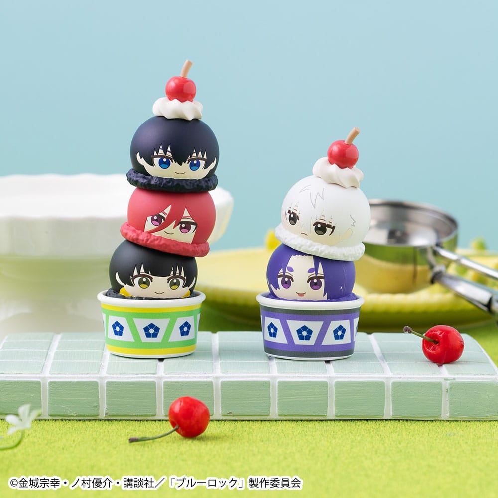 Blue Lock Tsumichen Stack up & Change Sammelfiguren 8 cm Sortiment (6) Minifiguren Yokina