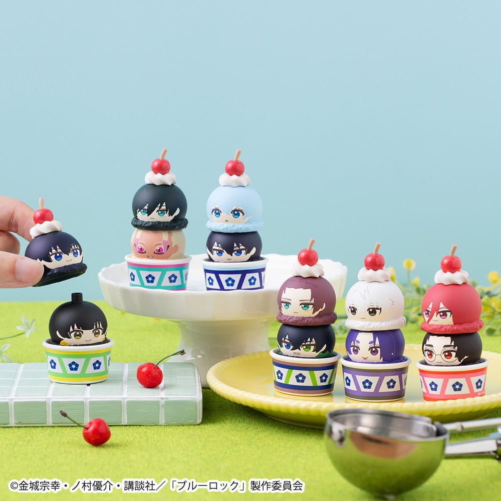 Blue Lock Tsumichen Stack up & Change Sammelfiguren 8 cm Sortiment (6) Minifiguren Yokina