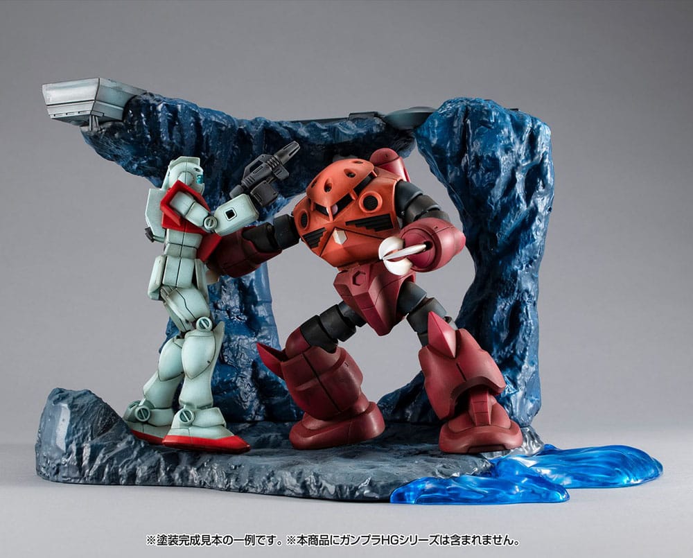 Mobile Suit Gundam SEED RM Series Realistic Model Series Diorama 1/144 G Structure (GS01) Tragedy in Jaburo Material Color Edition 16 cm Figurenzubehör Yokina