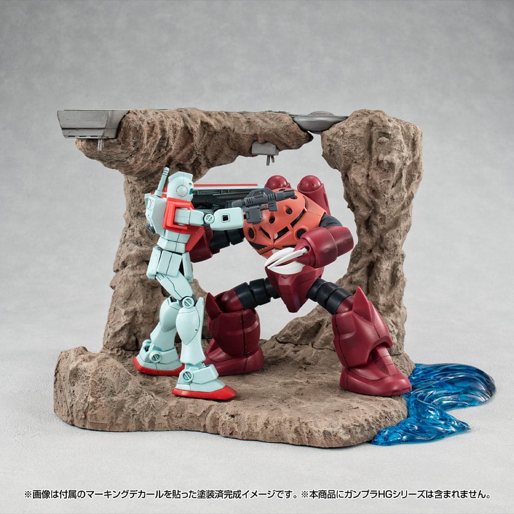 Mobile Suit Gundam SEED RM Series Realistic Model Series Diorama 1/144 G Structure (GS01) Tragedy in Jaburo Material Color Edition 16 cm Figurenzubehör Yokina