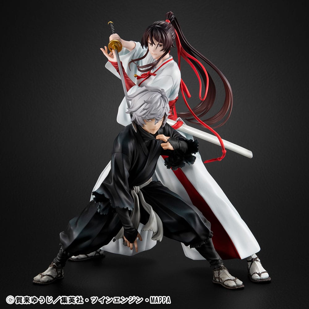 Hell's Paradise Lucrea PVC Statuen 2er-Set Gabimaru & Sagiri Yamada Asaemon 20 cm Prizefiguren Yokina