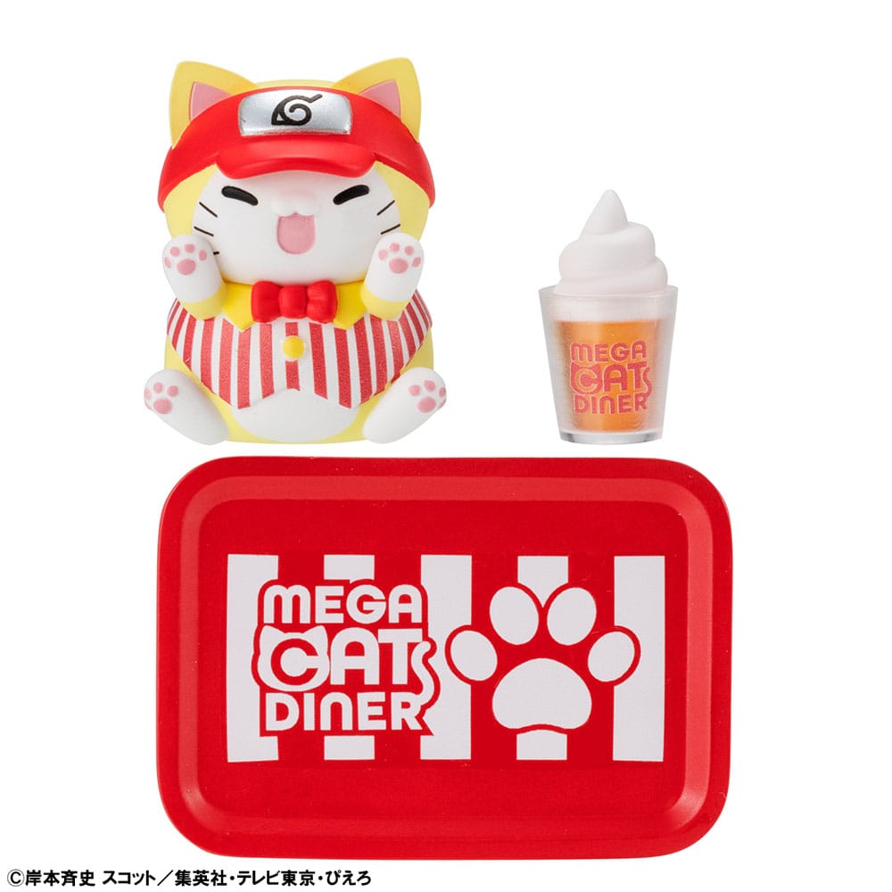 Naruto Shippuden Mega Cat Project 6 Nyaruto! Sammelfiguren Mega Cat Diner 3 cm Minifiguren Yokina