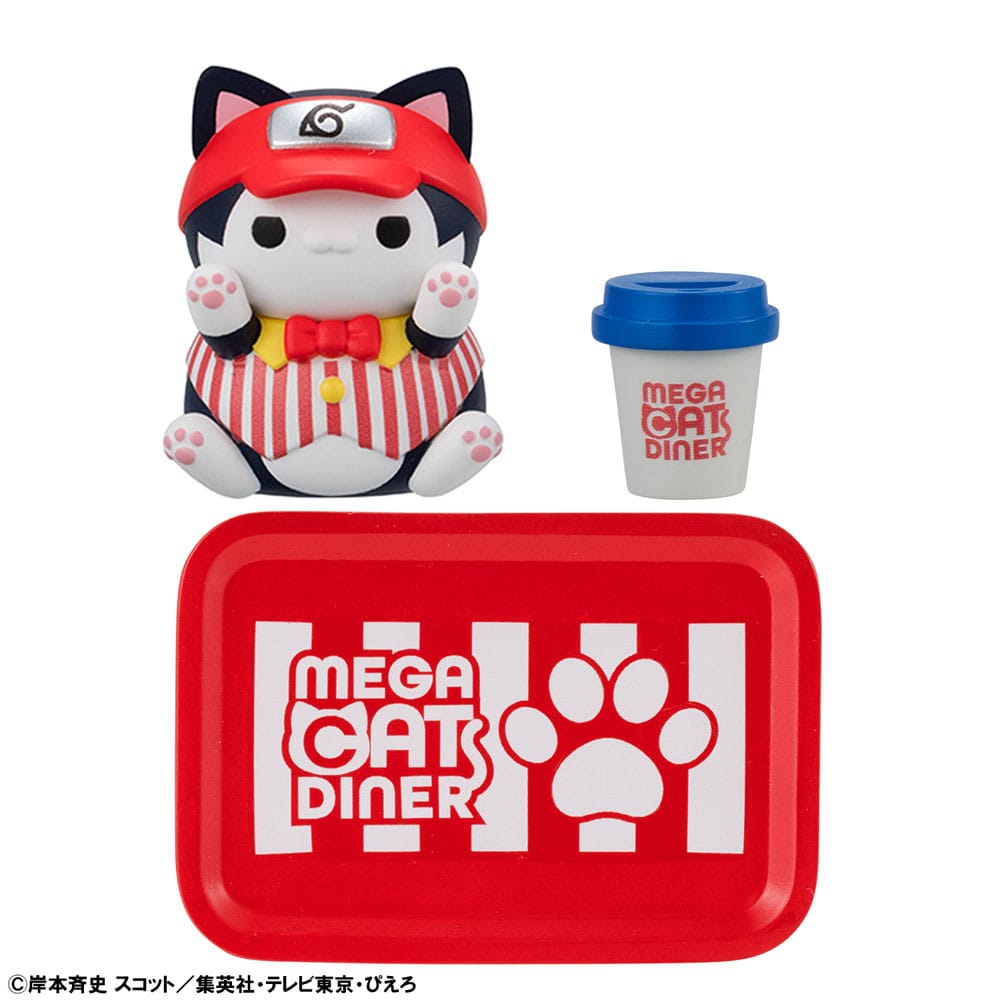 Naruto Shippuden Mega Cat Project 6 Nyaruto! Sammelfiguren Mega Cat Diner 3 cm Minifiguren Yokina
