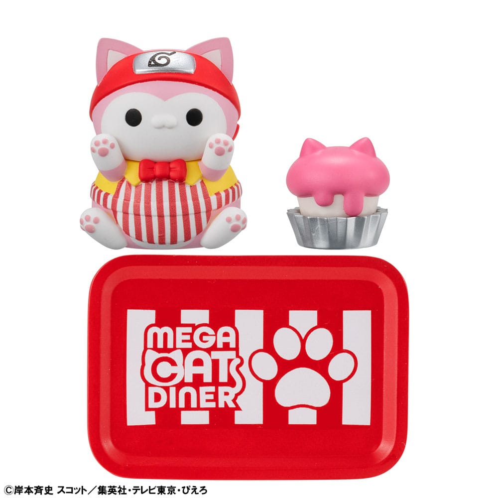 Naruto Shippuden Mega Cat Project 6 Nyaruto! Sammelfiguren Mega Cat Diner 3 cm Minifiguren Yokina