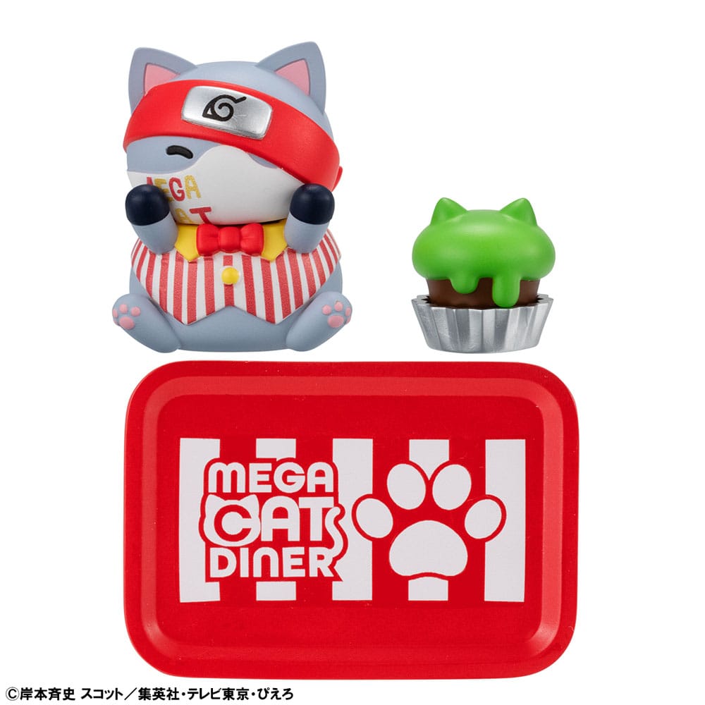 Naruto Shippuden Mega Cat Project 6 Nyaruto! Sammelfiguren Mega Cat Diner 3 cm Minifiguren Yokina
