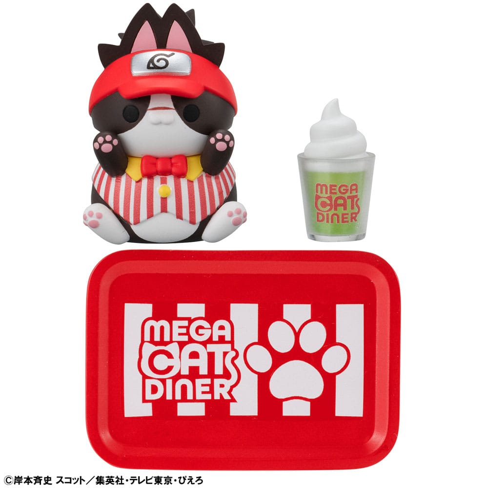 Naruto Shippuden Mega Cat Project 6 Nyaruto! Sammelfiguren Mega Cat Diner 3 cm Minifiguren Yokina